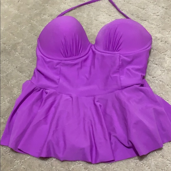 Purple Tankini Size Medium - Picture 3 of 3